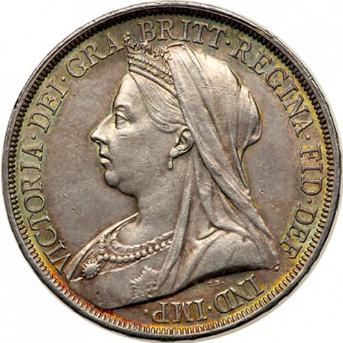 Crown Obverse Image minted in UNITED KINGDOM in 1893 (1837-01  -  Victoria)  - The Coin Database