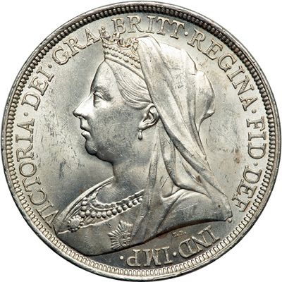 Crown Obverse Image minted in UNITED KINGDOM in 1896 (1837-01  -  Victoria)  - The Coin Database