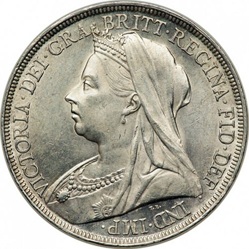 Crown Obverse Image minted in UNITED KINGDOM in 1898 (1837-01  -  Victoria)  - The Coin Database