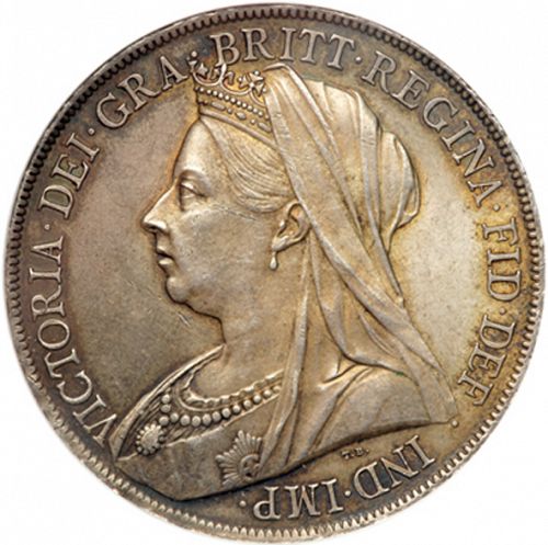 Crown Obverse Image minted in UNITED KINGDOM in 1899 (1837-01  -  Victoria)  - The Coin Database