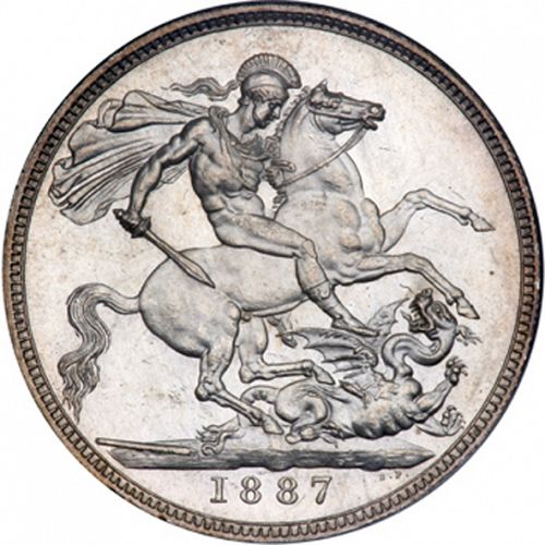 Crown Reverse Image minted in UNITED KINGDOM in 1887 (1837-01  -  Victoria)  - The Coin Database