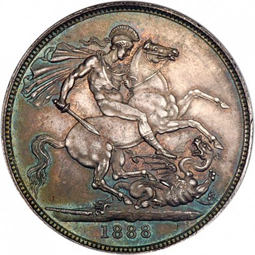 Crown Reverse Image minted in UNITED KINGDOM in 1888 (1837-01  -  Victoria)  - The Coin Database