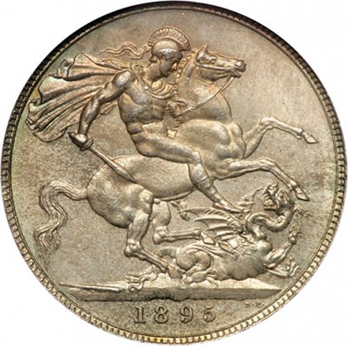 Crown Reverse Image minted in UNITED KINGDOM in 1895 (1837-01  -  Victoria)  - The Coin Database