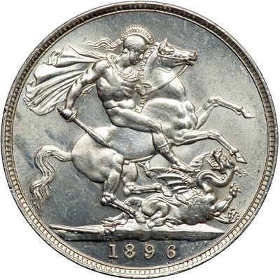 Crown Reverse Image minted in UNITED KINGDOM in 1896 (1837-01  -  Victoria)  - The Coin Database