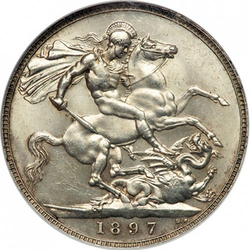 Crown Reverse Image minted in UNITED KINGDOM in 1897 (1837-01  -  Victoria)  - The Coin Database