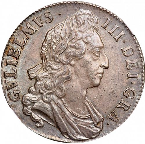 Crown Obverse Image minted in UNITED KINGDOM in 1695 (1694-01 - William III)  - The Coin Database