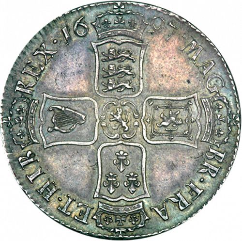 Crown Reverse Image minted in UNITED KINGDOM in 1697 (1694-01 - William III)  - The Coin Database