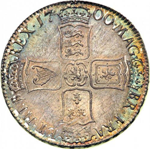 Crown Reverse Image minted in UNITED KINGDOM in 1700 (1694-01 - William III)  - The Coin Database