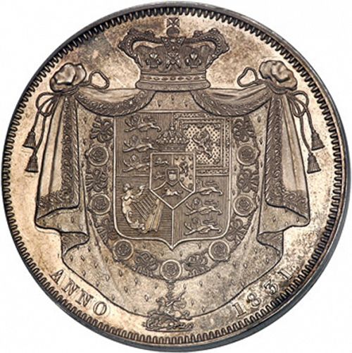 Crown Reverse Image minted in UNITED KINGDOM in 1831 (1830-37 - William IV)  - The Coin Database
