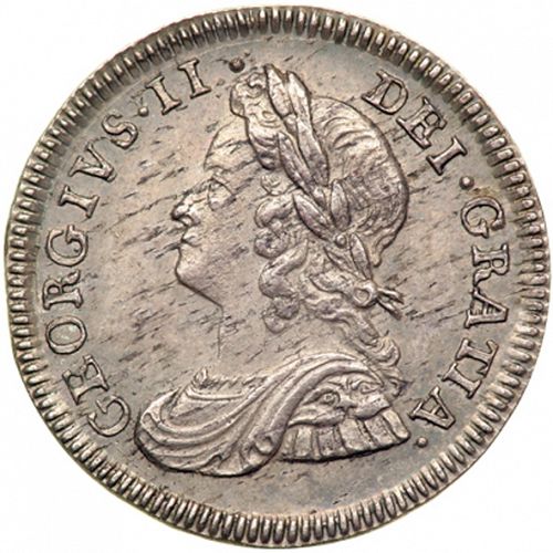 Penny Obverse Image minted in UNITED KINGDOM in 1740 (1727-60 - George II)  - The Coin Database