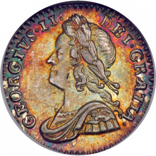 Penny Obverse Image minted in UNITED KINGDOM in 1750 (1727-60 - George II)  - The Coin Database
