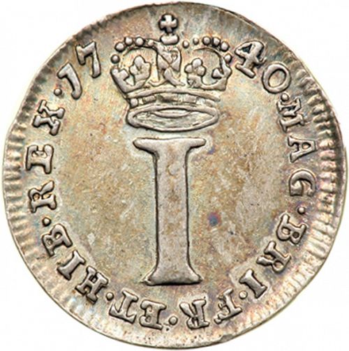 Penny Reverse Image minted in UNITED KINGDOM in 1740 (1727-60 - George II)  - The Coin Database