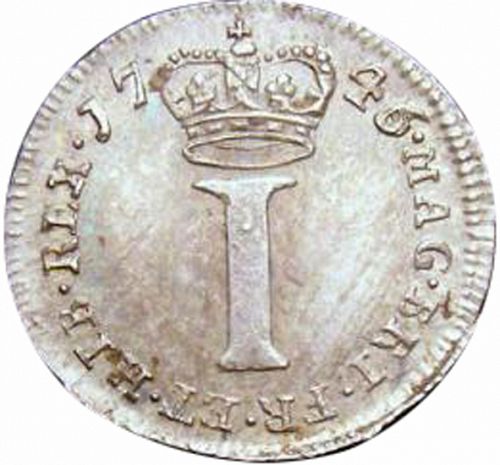Penny Reverse Image minted in UNITED KINGDOM in 1746 (1727-60 - George II)  - The Coin Database
