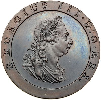 Penny Obverse Image minted in UNITED KINGDOM in 1797 (1760-20 - George III)  - The Coin Database