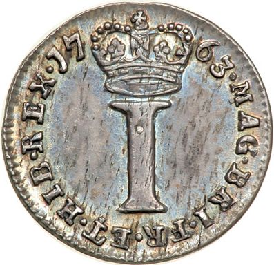 Penny Reverse Image minted in UNITED KINGDOM in 1763 (1760-20 - George III)  - The Coin Database
