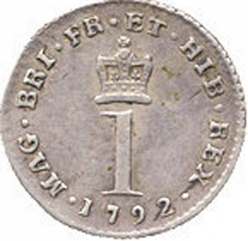 Penny Reverse Image minted in UNITED KINGDOM in 1792 (1760-20 - George III)  - The Coin Database