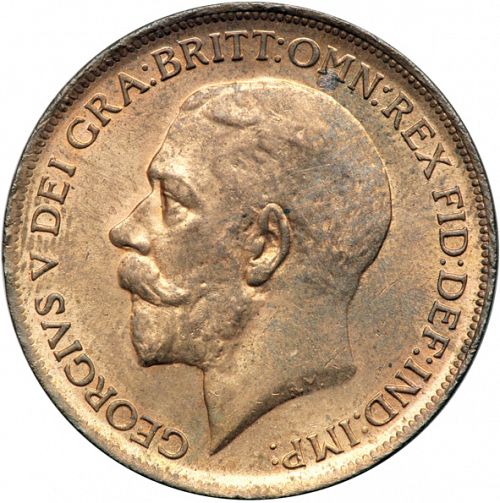 Penny Obverse Image minted in UNITED KINGDOM in 1911 (1910-36  -  George V)  - The Coin Database