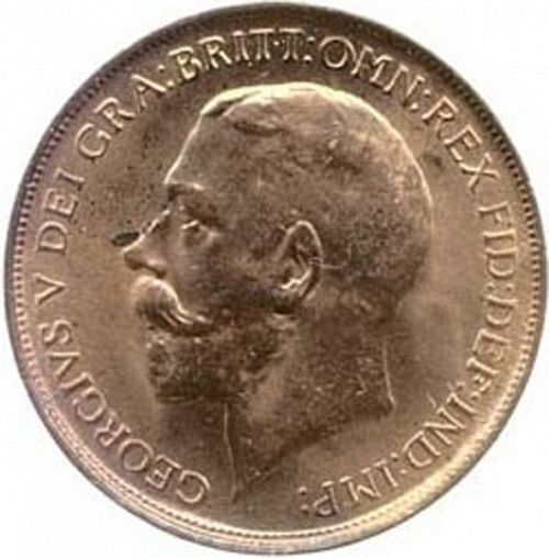 Penny Obverse Image minted in UNITED KINGDOM in 1912 (1910-36  -  George V)  - The Coin Database