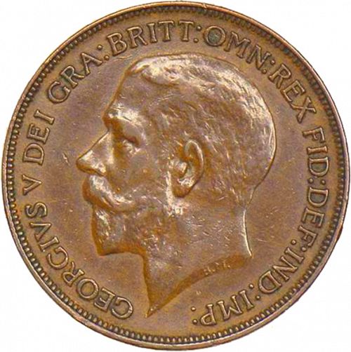Penny Obverse Image minted in UNITED KINGDOM in 1926 (1910-36  -  George V)  - The Coin Database