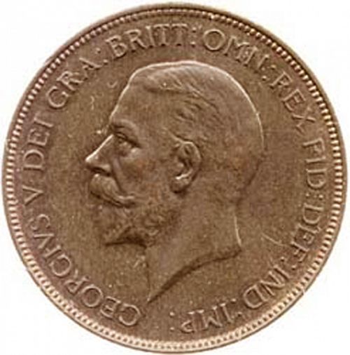 Penny Obverse Image minted in UNITED KINGDOM in 1932 (1910-36  -  George V)  - The Coin Database