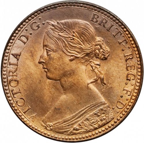 Penny Obverse Image minted in UNITED KINGDOM in 1860 (1837-01  -  Victoria)  - The Coin Database