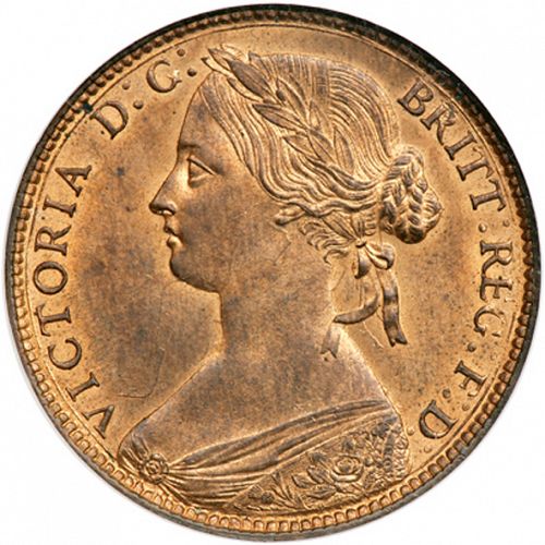 Penny Obverse Image minted in UNITED KINGDOM in 1860 (1837-01  -  Victoria)  - The Coin Database