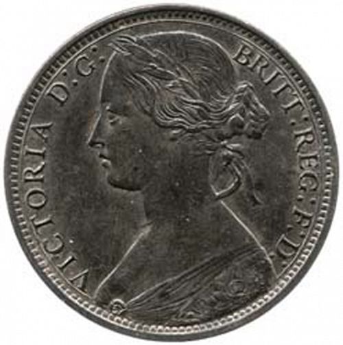 Penny Obverse Image minted in UNITED KINGDOM in 1872 (1837-01  -  Victoria)  - The Coin Database