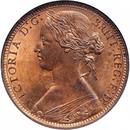 Penny Obverse Image minted in UNITED KINGDOM in 1873 (1837-01  -  Victoria)  - The Coin Database