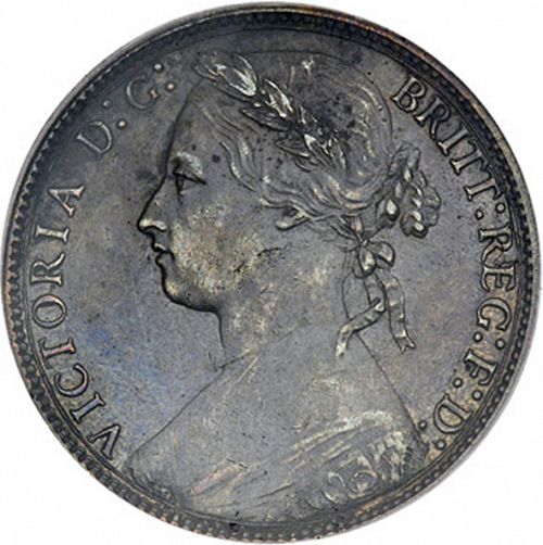 Penny Obverse Image minted in UNITED KINGDOM in 1875H (1837-01  -  Victoria)  - The Coin Database