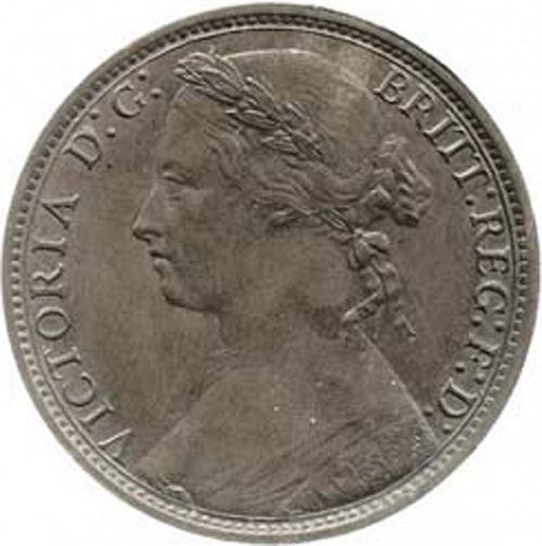 Penny Obverse Image minted in UNITED KINGDOM in 1876H (1837-01  -  Victoria)  - The Coin Database