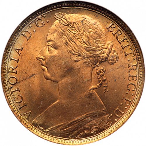 Penny Obverse Image minted in UNITED KINGDOM in 1890 (1837-01  -  Victoria)  - The Coin Database