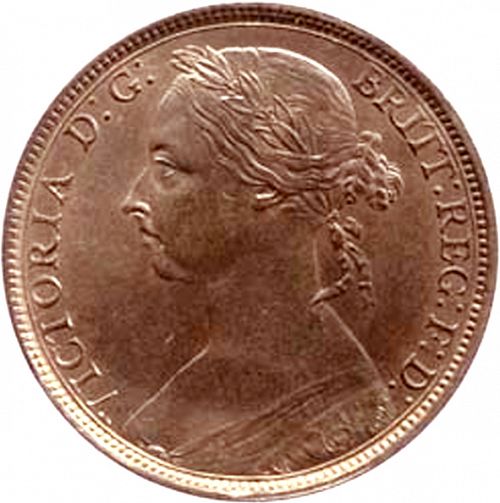 Penny Obverse Image minted in UNITED KINGDOM in 1891 (1837-01  -  Victoria)  - The Coin Database