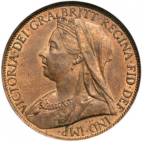 Penny Obverse Image minted in UNITED KINGDOM in 1897 (1837-01  -  Victoria)  - The Coin Database