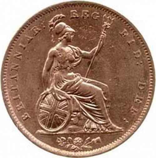 Penny Reverse Image minted in UNITED KINGDOM in 1843 (1837-01  -  Victoria)  - The Coin Database