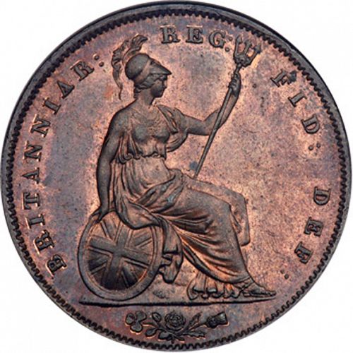 Penny Reverse Image minted in UNITED KINGDOM in 1845 (1837-01  -  Victoria)  - The Coin Database