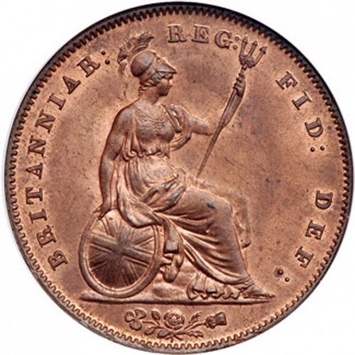 Penny Reverse Image minted in UNITED KINGDOM in 1849 (1837-01  -  Victoria)  - The Coin Database