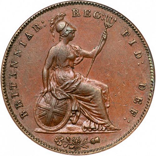 Penny Reverse Image minted in UNITED KINGDOM in 1860 (1837-01  -  Victoria)  - The Coin Database