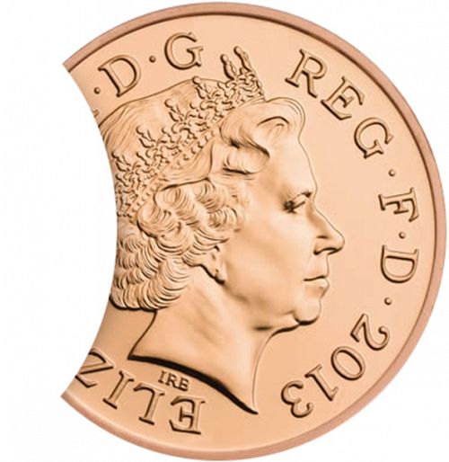 1p Obverse Image minted in UNITED KINGDOM in 2013 (1971-up  -  Elizabeth II - Decimal Coinage)  - The Coin Database