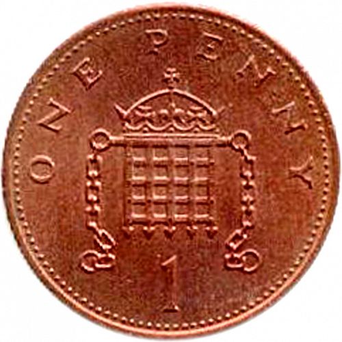 1p Reverse Image minted in UNITED KINGDOM in 1984 (1971-up  -  Elizabeth II - Decimal Coinage)  - The Coin Database