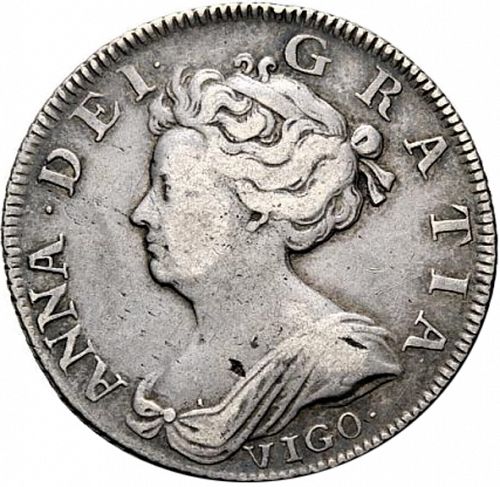 Shilling Obverse Image minted in UNITED KINGDOM in 1703 (1701-14 - Anne)  - The Coin Database
