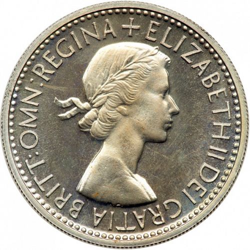 Shilling Obverse Image minted in UNITED KINGDOM in 1953E (1953-70  -  Elizabeth II)  - The Coin Database