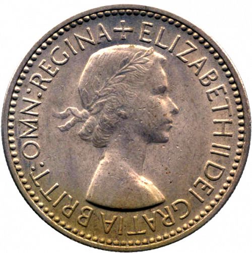 Shilling Obverse Image minted in UNITED KINGDOM in 1953S (1953-70  -  Elizabeth II)  - The Coin Database
