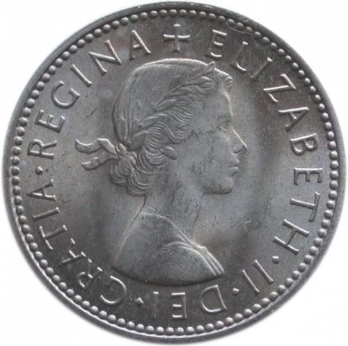 Shilling Obverse Image minted in UNITED KINGDOM in 1965S (1953-70  -  Elizabeth II)  - The Coin Database