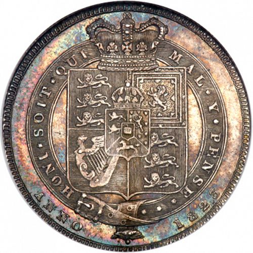 Shilling Reverse Image minted in UNITED KINGDOM in 1823 (1820-30 - George IV)  - The Coin Database