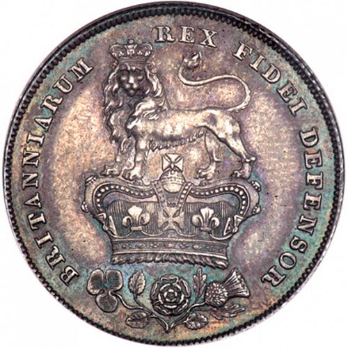 Shilling Reverse Image minted in UNITED KINGDOM in 1829 (1820-30 - George IV)  - The Coin Database