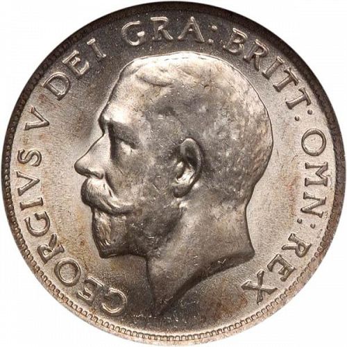 Shilling Obverse Image minted in UNITED KINGDOM in 1915 (1910-36  -  George V)  - The Coin Database