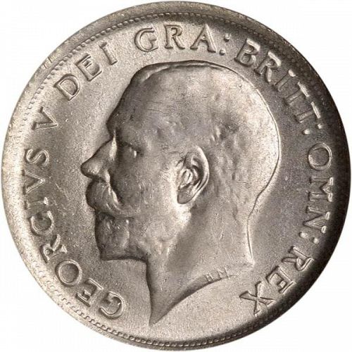 Shilling Obverse Image minted in UNITED KINGDOM in 1917 (1910-36  -  George V)  - The Coin Database