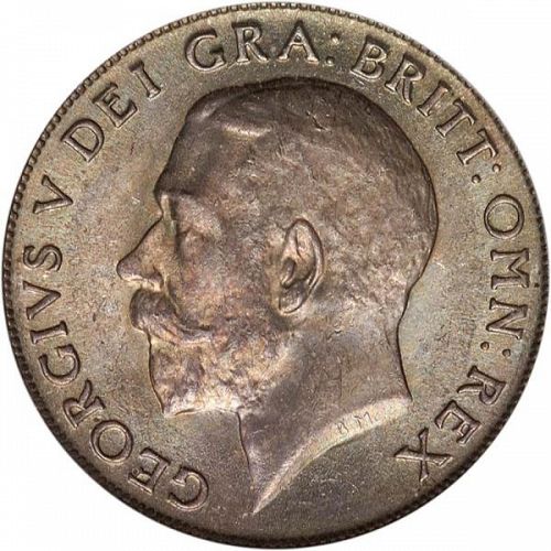 Shilling Obverse Image minted in UNITED KINGDOM in 1918 (1910-36  -  George V)  - The Coin Database