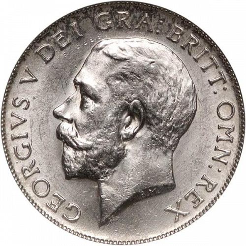 Shilling Obverse Image minted in UNITED KINGDOM in 1919 (1910-36  -  George V)  - The Coin Database