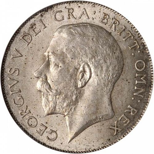 Shilling Obverse Image minted in UNITED KINGDOM in 1922 (1910-36  -  George V)  - The Coin Database